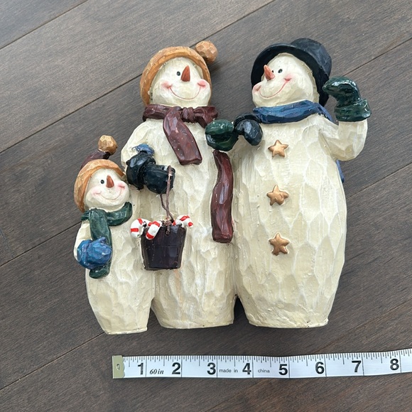 ✨Host Pick✨Holiday Snowman Family, Christmas Decor Wooden Winter Ornament - Picture 8 of 9